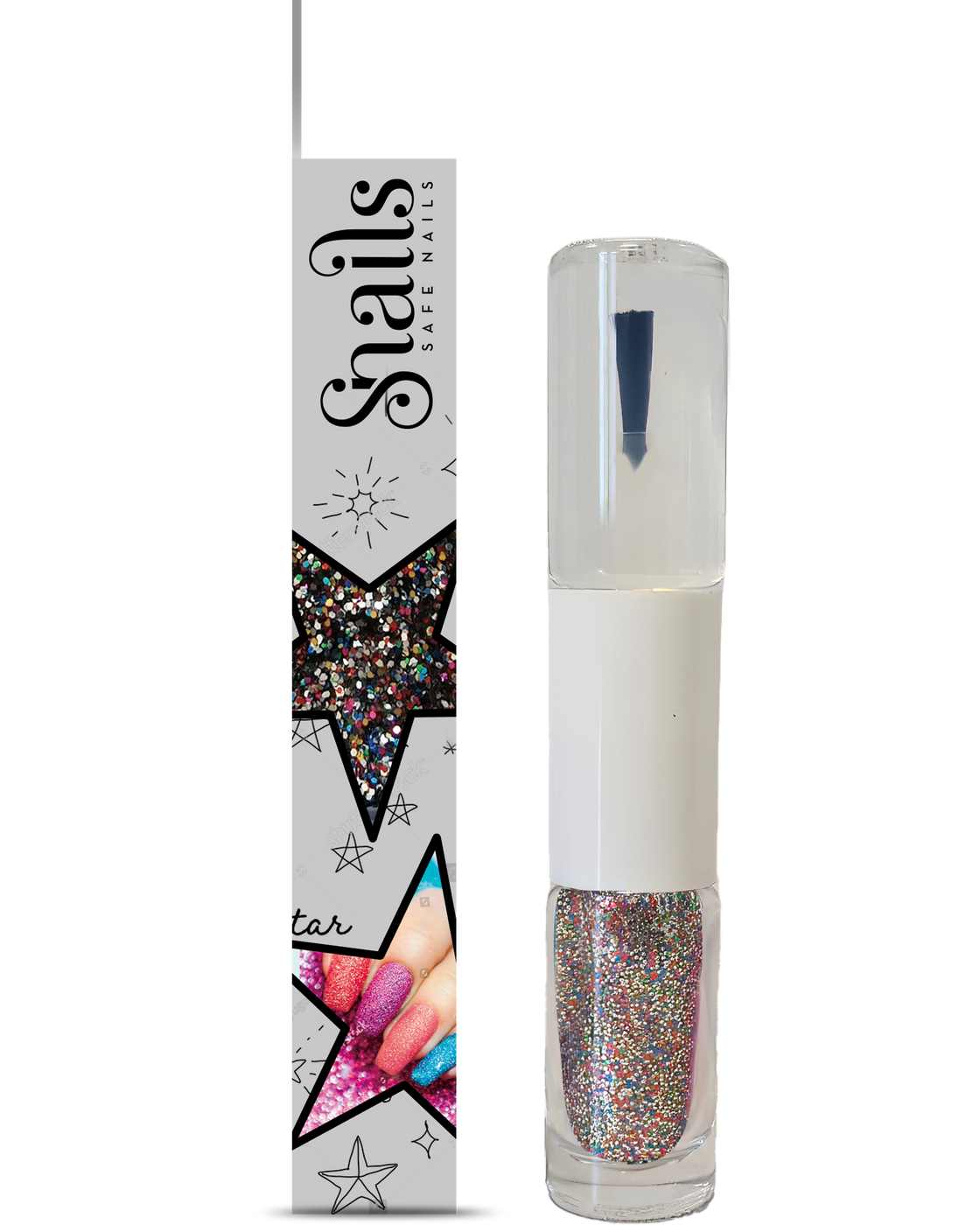 Snails - Esmalte de uñas con purpurina - Polvo multicolor
