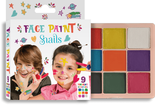 Snails - Paleta de Pintura Facial - Colores Brillantes