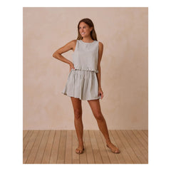 Rylee + Cru - Falda a cuadros Sparrow | Salvia
