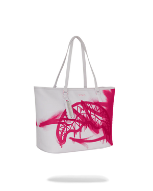 Sprayground - Bolso de hombro Storm rosa y blanco