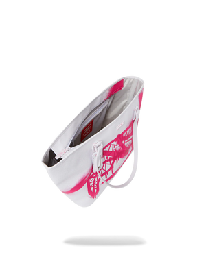 Sprayground - Bolso de hombro Storm rosa y blanco