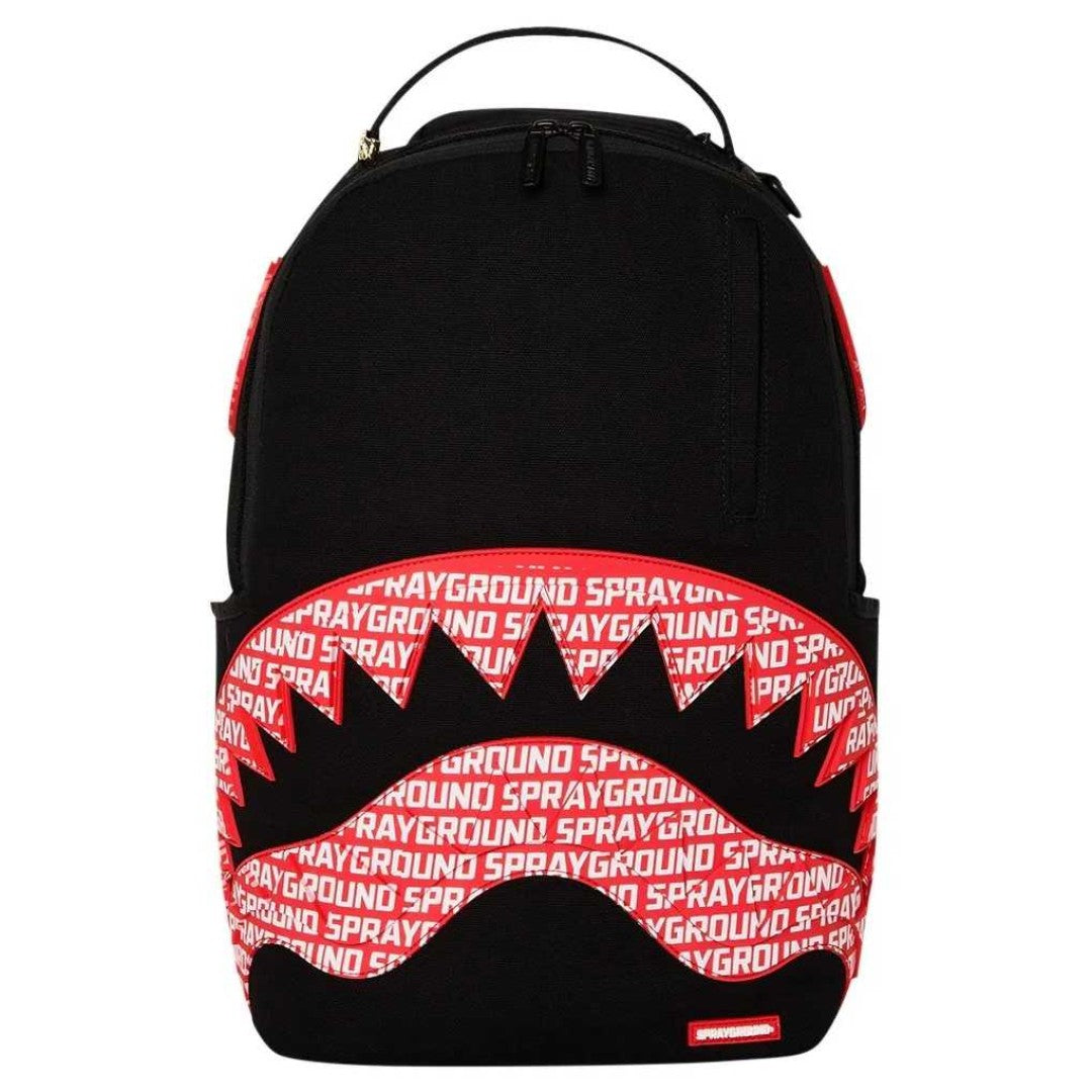 Sprayground - Mochila de algodón con logotipo Mouth Core Dlx