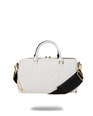 Sprayground - Bolso de mano y hombro Quilt Shark con compartimento interior especial
