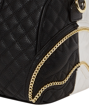Sprayground - Bolso de mano y hombro Quilt Shark con compartimento interior especial