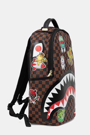 Mochila Sprayground - Shark Sticker Campaign Dlsxv