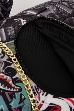 Sprayground - Mochila Teddy Cybershark Dividido