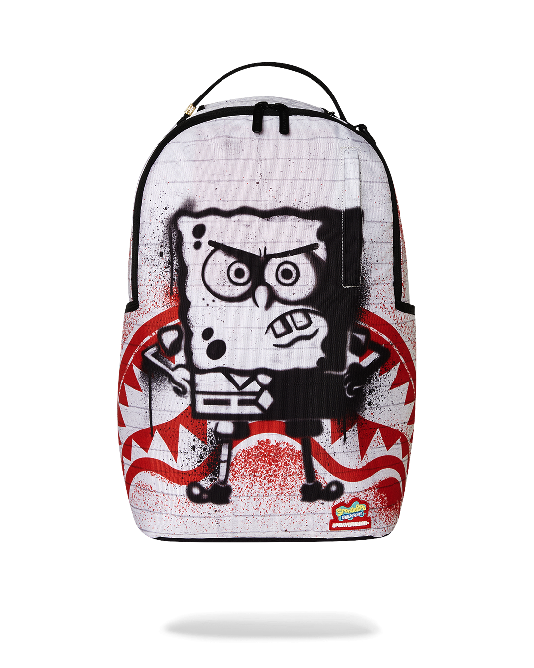 Sprayground - Mochila DLXR de Bob Esponja con estampado de plantilla