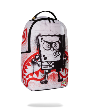 Sprayground - Mochila DLXR de Bob Esponja con estampado de plantilla