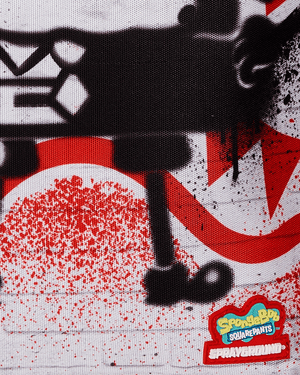Sprayground - Mochila DLXR de Bob Esponja con estampado de plantilla