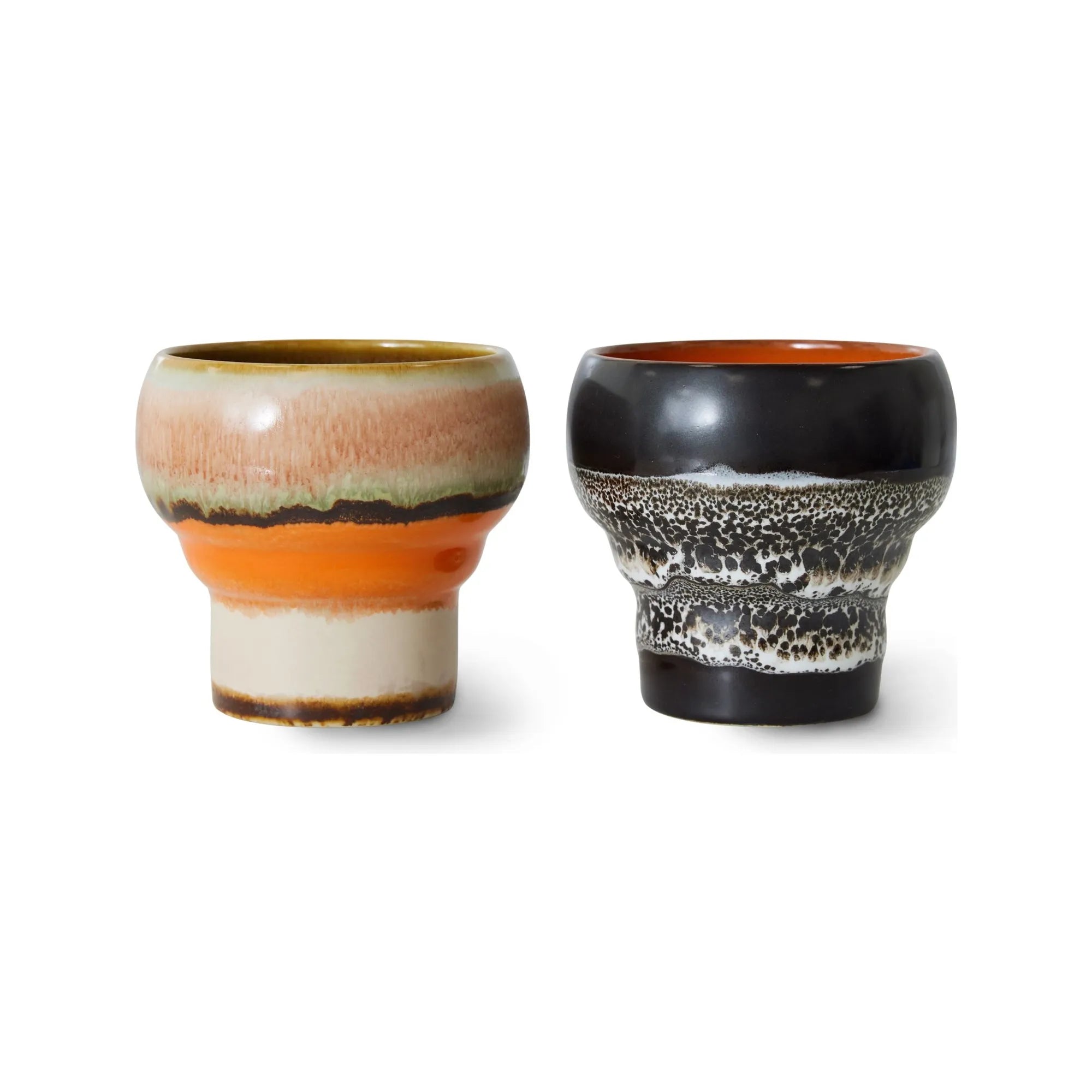HKliving - Tazas Kamen de 2 unidades