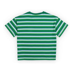 the new society - Camiseta Ciclan de rayas | Verde