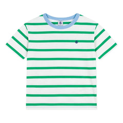 Petit Bateau - Camiseta Rayas | Verde