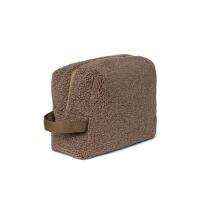 Studio Noos Brown Teddy Toiletry Bag - Brown-Changing Bag Pouches-Brown-18 x 28 x 11cm | Natural Baby Shower