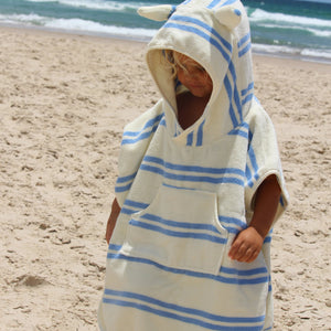 Sunnylife - Toalla de playa con capucha para niños