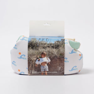 Sunnylife - Chaleco salvavidas con manguitos para niños de 4 a 6 años