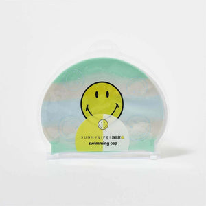 Sunnylife - Gorro de natación infantil Smiling Face