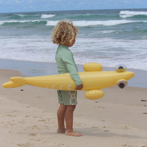 Sunnylife - Aleta de pez inflable, accesorio de natación para mar y piscina