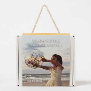 Sunnylife - Balón de playa hinchable 3D de algodón de azúcar