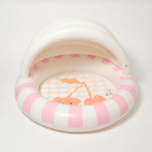 Sunnylife - Piscina Infantil con Parasol Cotton Candy