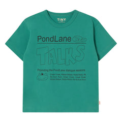 Tinycottons - Talks Camiseta Algodón orgánico | Verde
