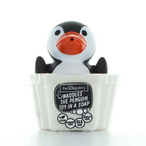 The Soap Story - Jabón Infantil Perfumado con Juguete de Pingüino
