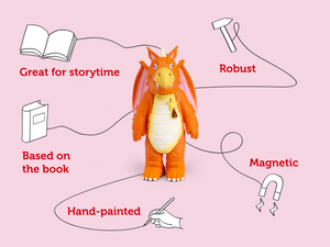 Tonies - Figura de audio de cuento y canción de Zog en inglés de Julia Donaldson