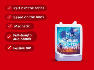 Tonies - Figura de audio de la historia en inglés de Tom Fletcher, El Monstruo de Navidad y la Bruja de Invierno