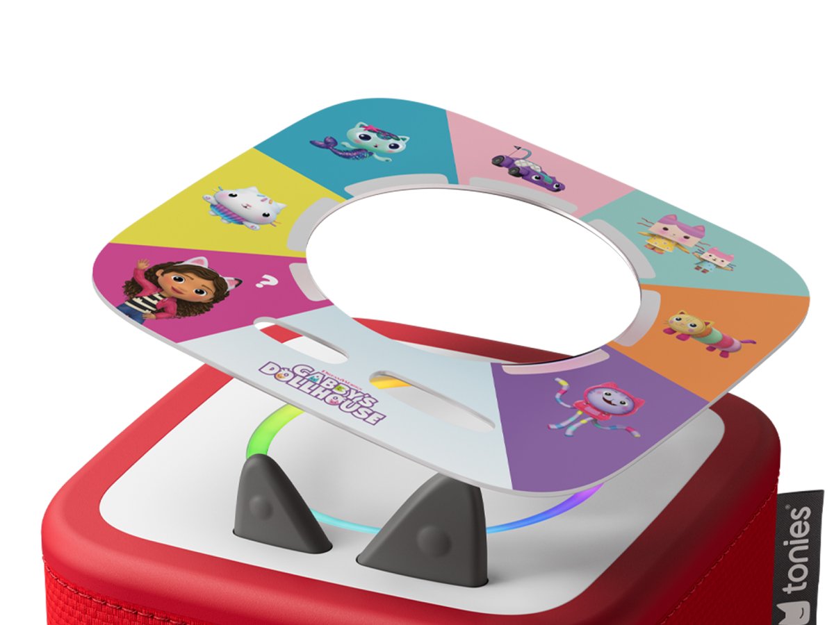 Tonies - Tonieplay Gabby y sus amigos con el juego Academia del Tiempo, Toniebox 2 en inglés