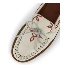 Socque Paris - Mocasín de cuero Totem | Crema
