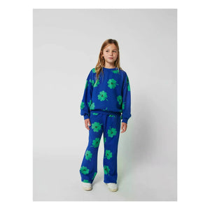 Bobo Choses - Jogger Tréboles de Algodón Orgánico | Azul