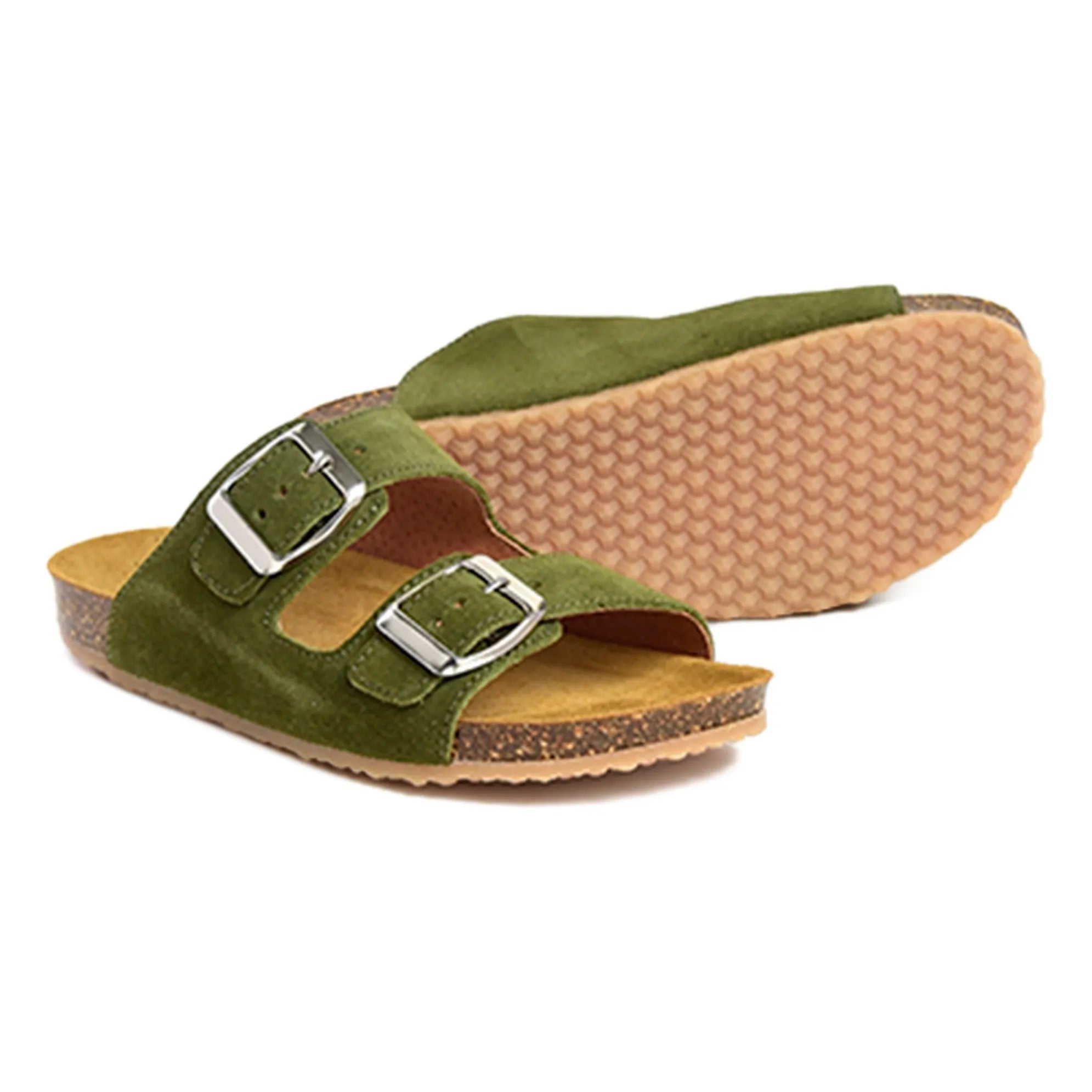 Pèpè - Two Con Me - Sandalias de doble hebilla | Caqui