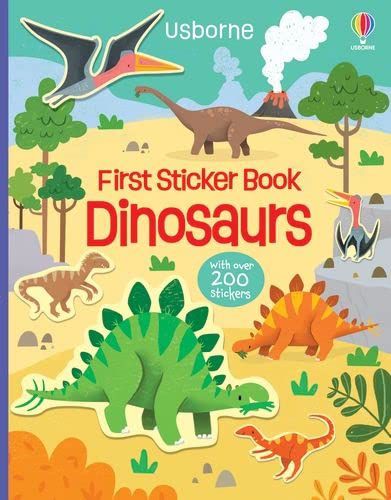 Usborne - Mi primer libro de pegatinas de dinosaurios