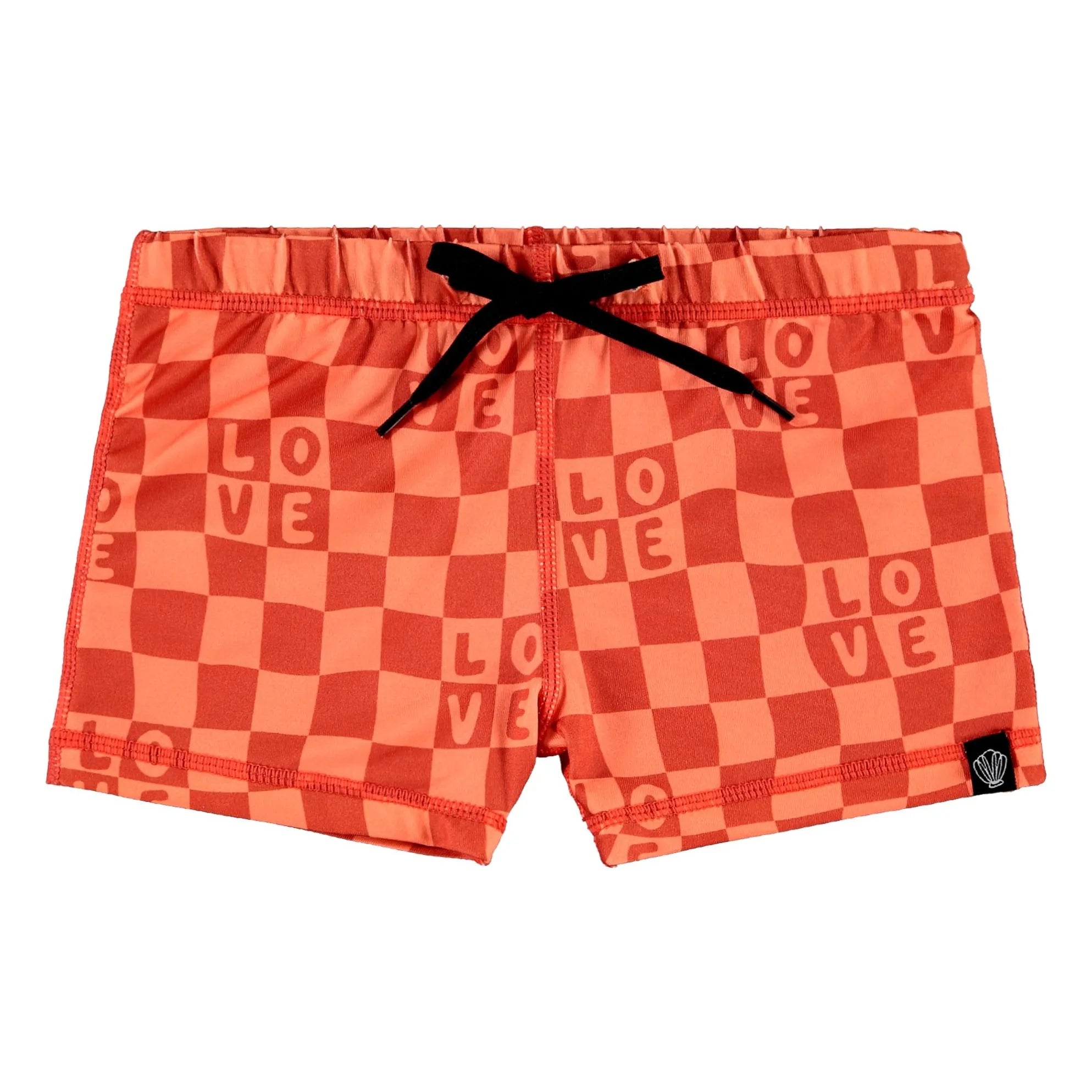 Beach & Bandits - Bañador con Protección UV a Cuadros Love de Fibras Recicladas | Coral