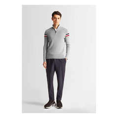 Fusalp - Sudadera con cremallera de lana merina Wengen IV | Gris