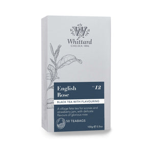 Whittard Chelsea - Rosa Inglesa 50 Té Inglés Tradicional Original