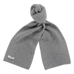 Le Bonnet Amsterdam - Bufanda de lana y angora | Gris