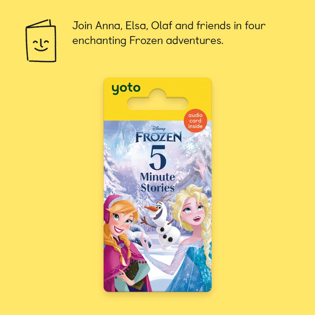 Yoto - Cuentos de 5 minutos: Tarjeta de audio en inglés de Frozen