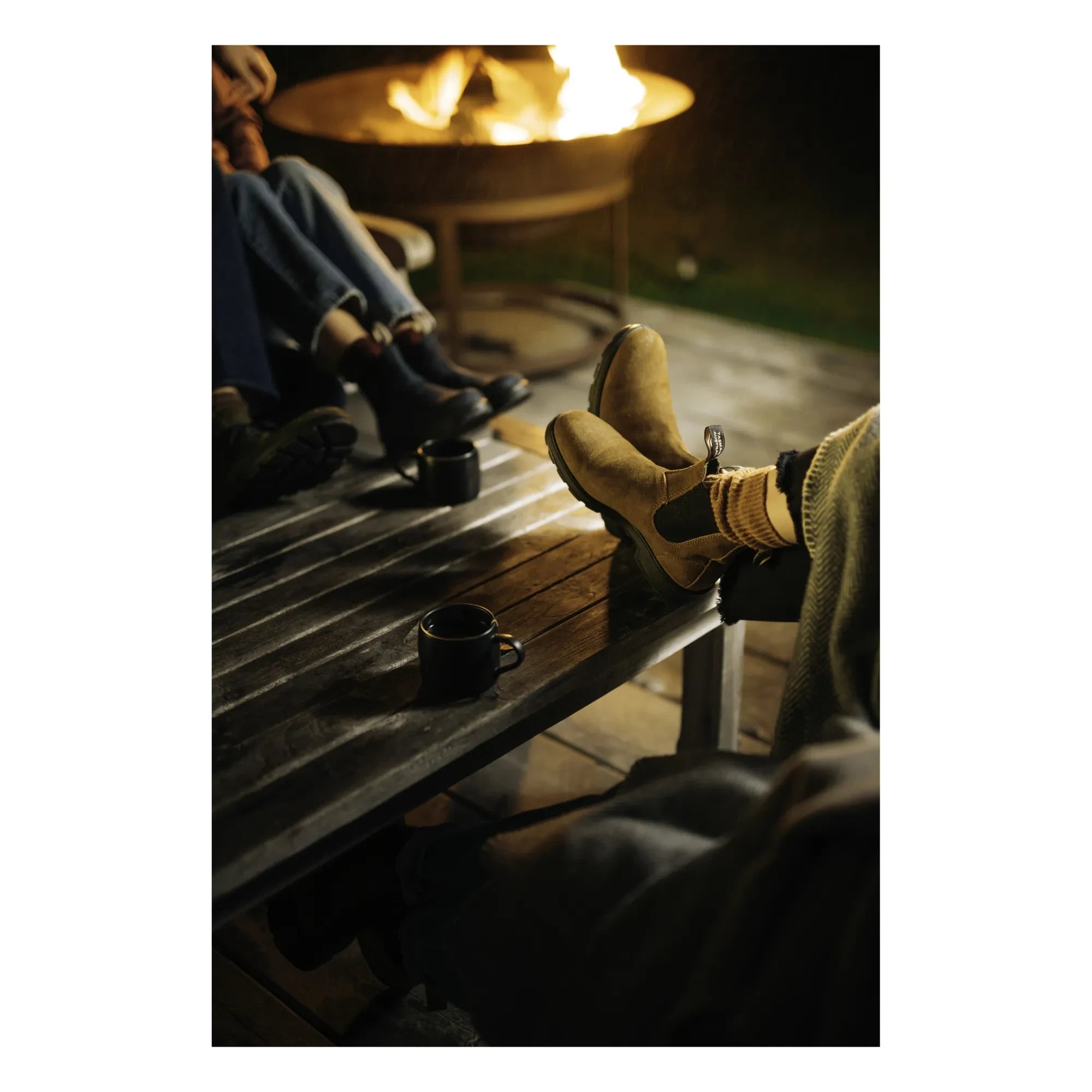 Blundstone - Botines Chelsea clásicos de nobuk - Colección adulto | Camel