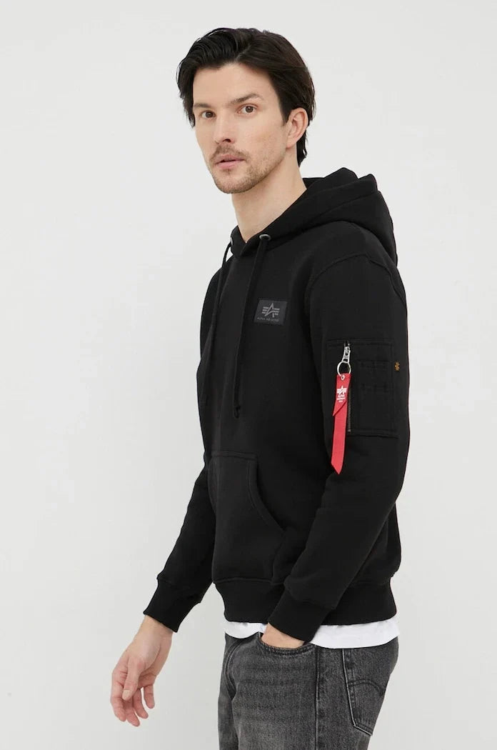 Sudadera con capucha y estampado trasero Alpha Industries