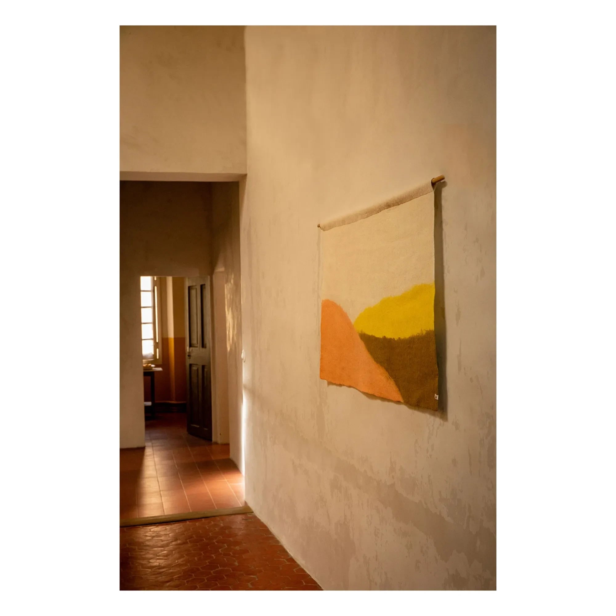 Muskhane - Adorno de fieltro para pared | Blush
