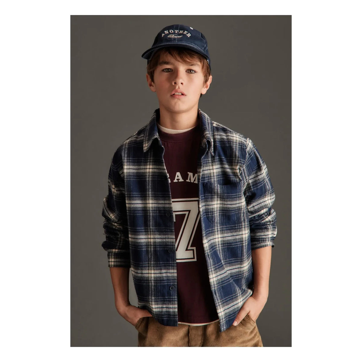 Mipounet - Camisa de cuadros Lorenzo | Azul