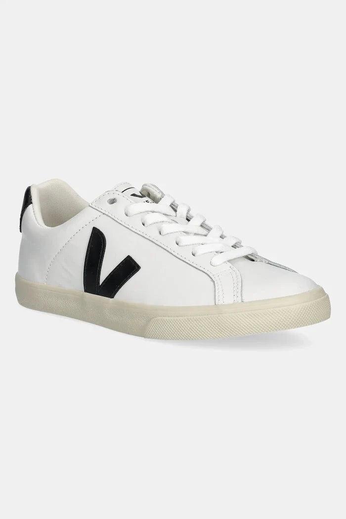 Zapatilla de Piel Veja Esplar Logo