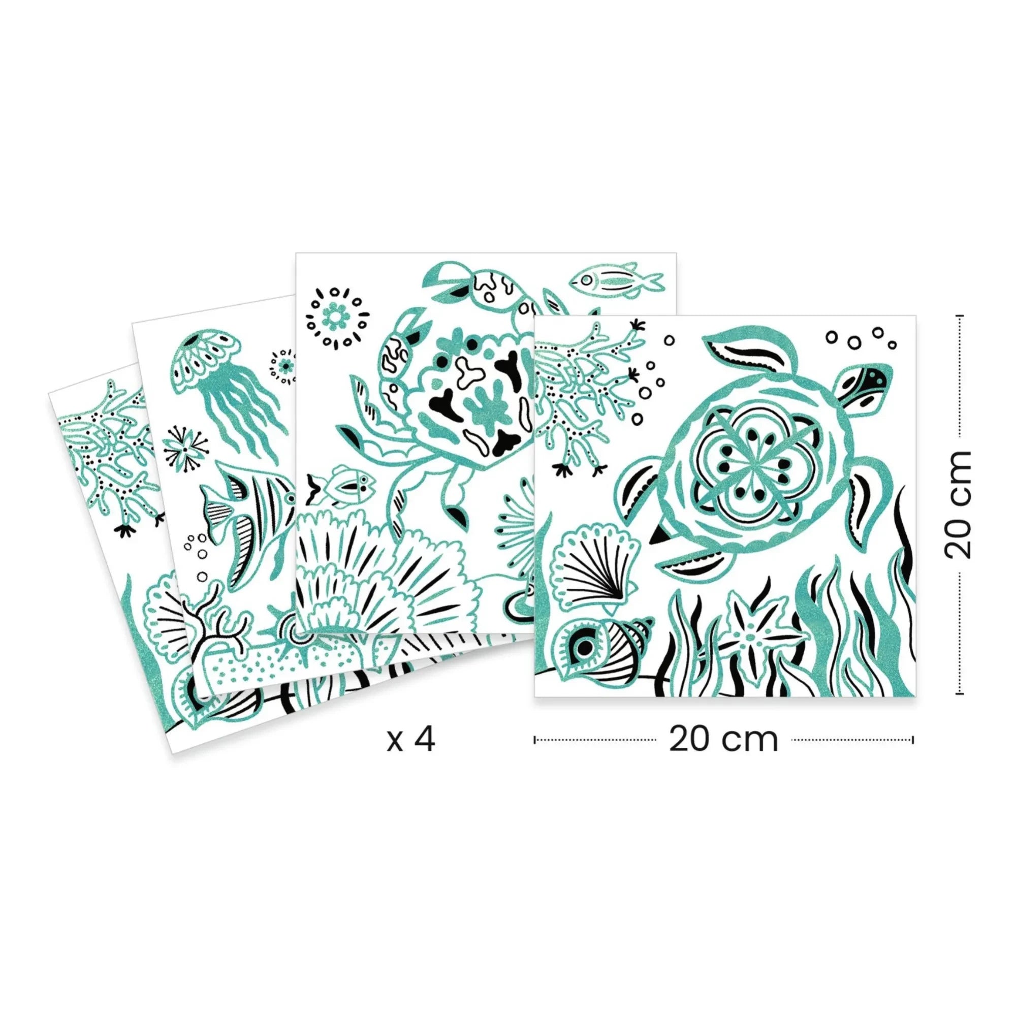 Djeco - Páginas para colorear bajo el mar