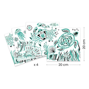 Djeco - Páginas para colorear bajo el mar