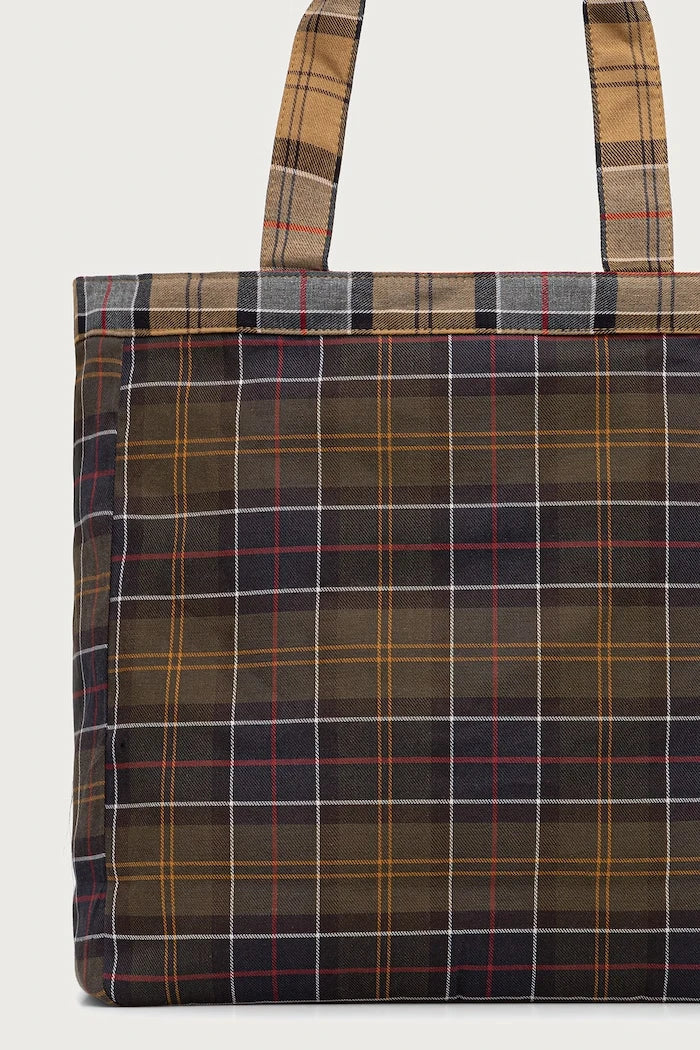 Bolso shopper Barbour de algodón para mujer