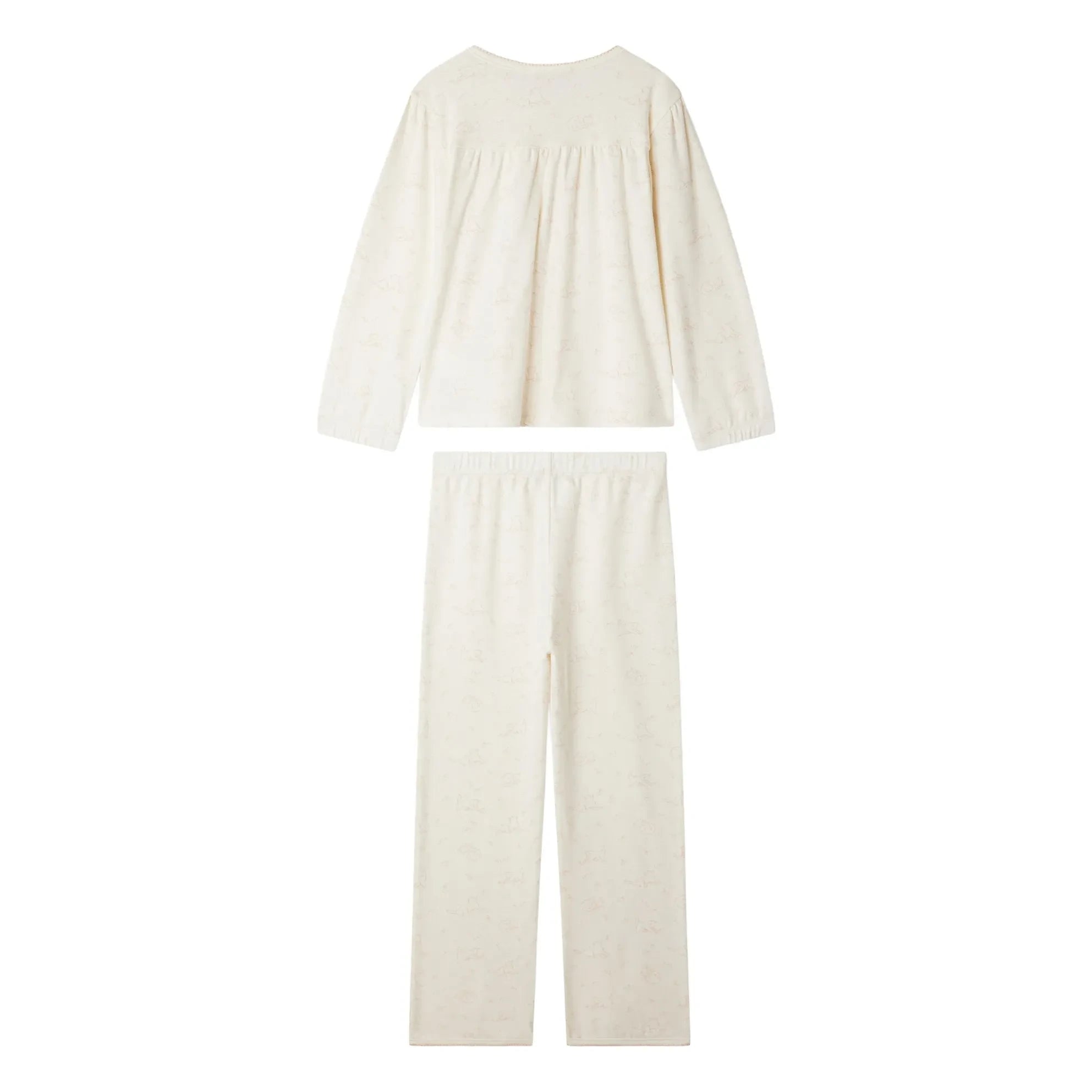 Bonpoint - Pijama de algodón orgánico Jucie | Crudo