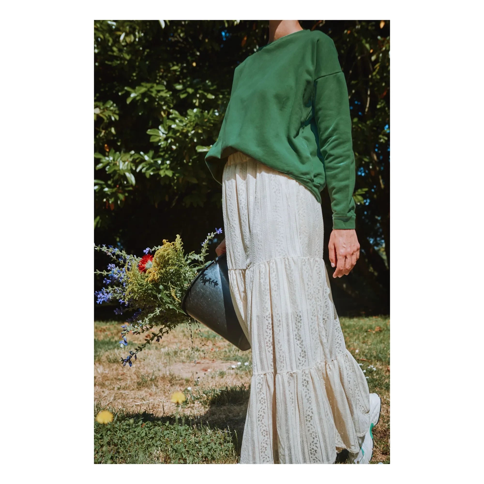 Poudre Organic - Falda Tonka | Crudo