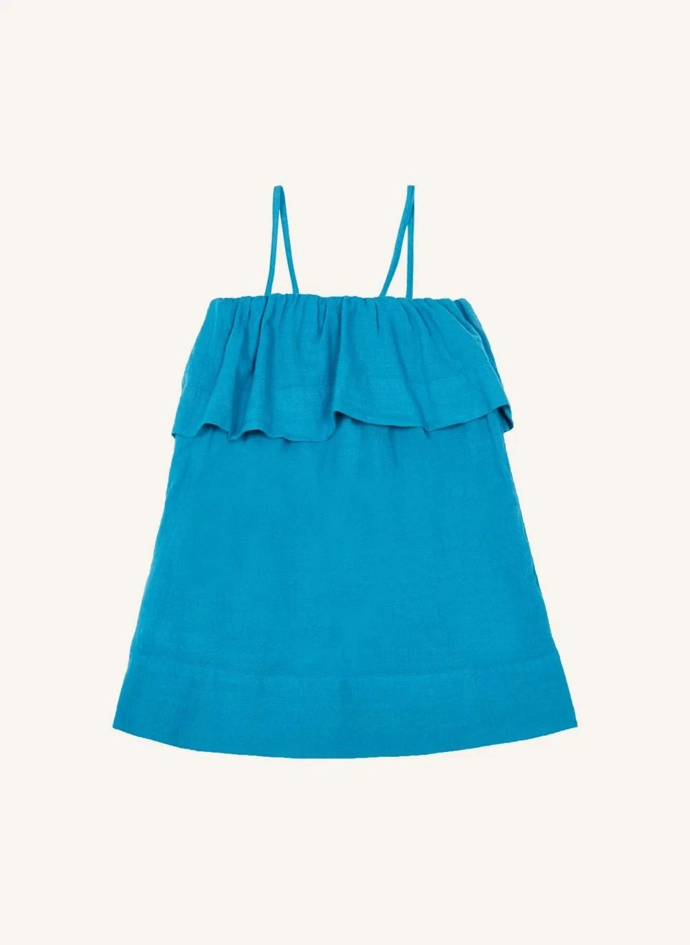 The Animals Observatory - Vestido con estampado de animales Dover | Azul Celeste