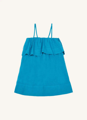 The Animals Observatory - Vestido con estampado de animales Dover | Azul Celeste