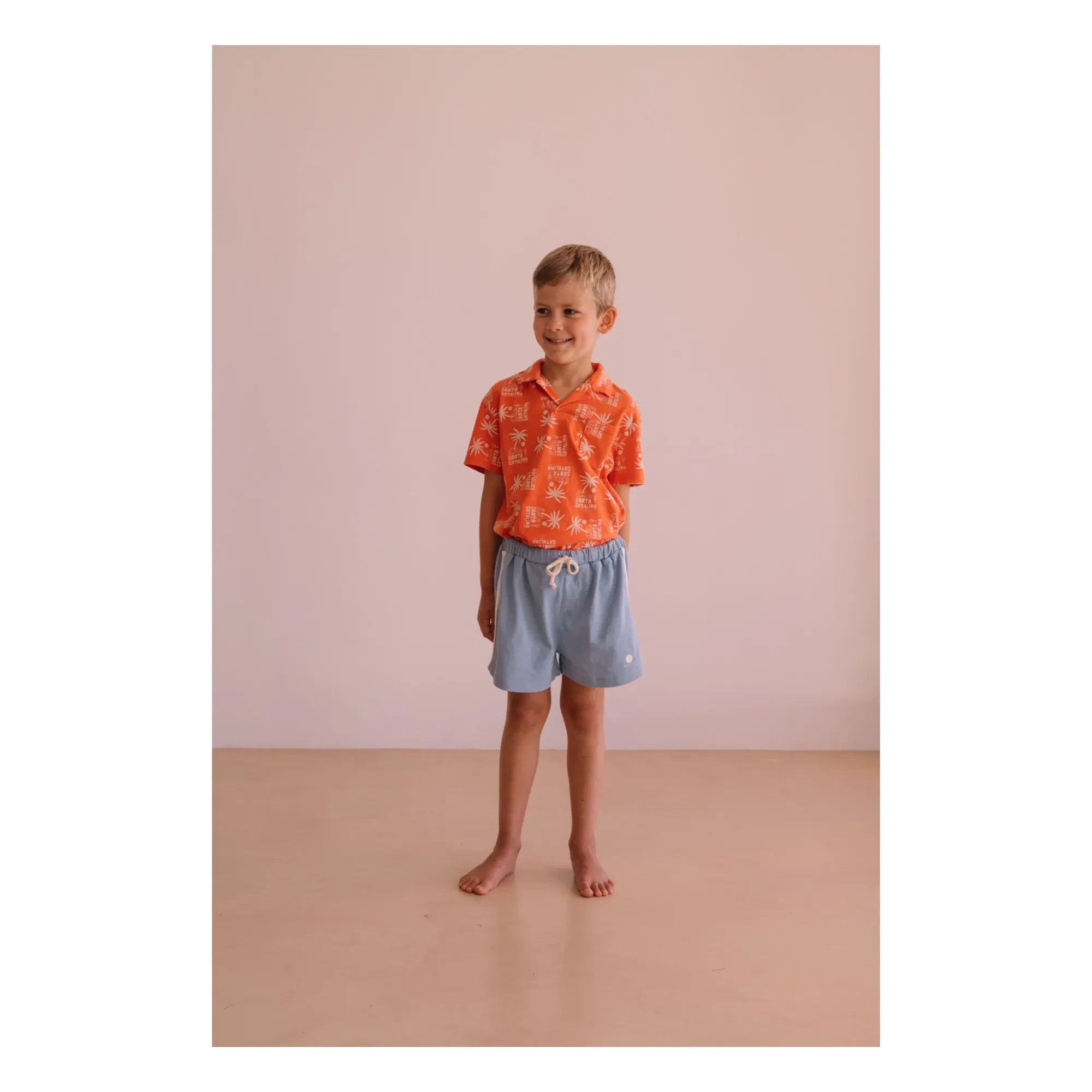 We Are Kids - Pantalones cortos de algodón orgánico Marlow | Azul claro
